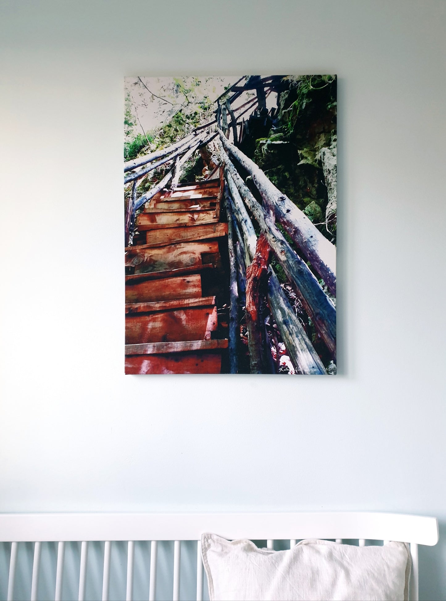 Tavla "Steg för steg" i Canvas